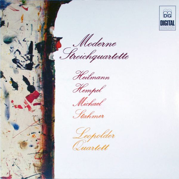 Klaus Hinrich Stahmer Moderne Streichquartette LP