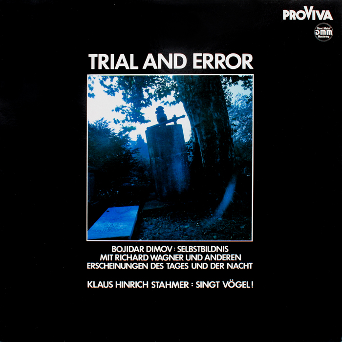 Klaus Hinrich Stahmer Trial & Error LP